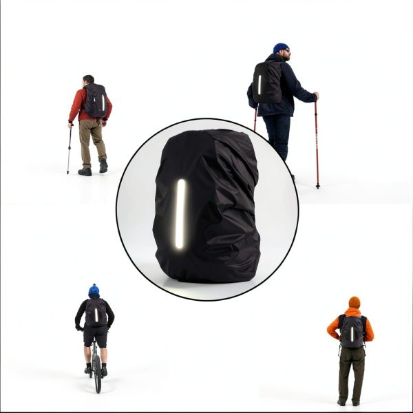 GRSECPO Waterproof Rain Cover X-Large Black Backpack-3