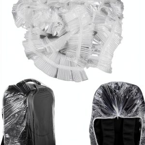 QfwdfcTrenz Backpack Rain Cover Disposable Plastic Clear-0