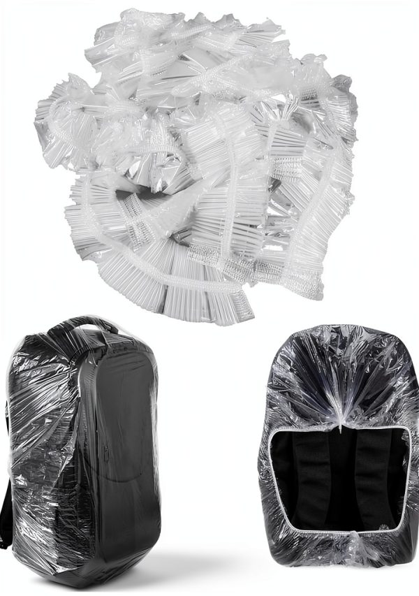 QfwdfcTrenz Backpack Rain Cover Disposable Plastic Clear-0