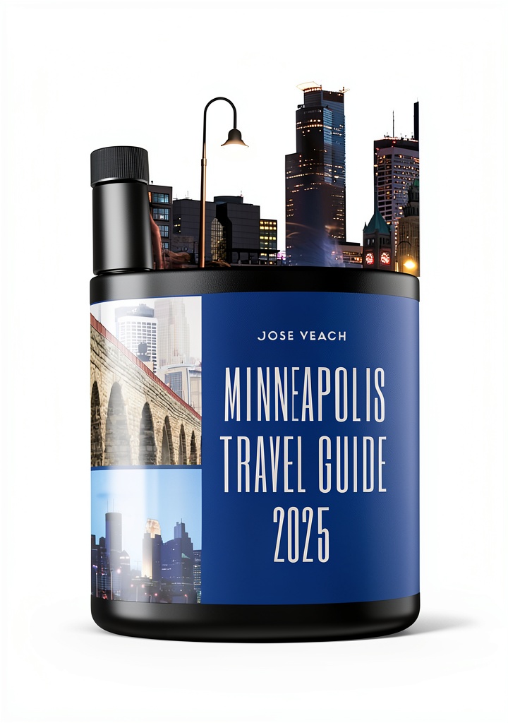 THE EXPLORER’S COMPANION Minneapolis travel guide displayed on a Kindle device