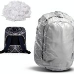 IIUIKOO Disposable Backpack Rain Cover Transparent-0